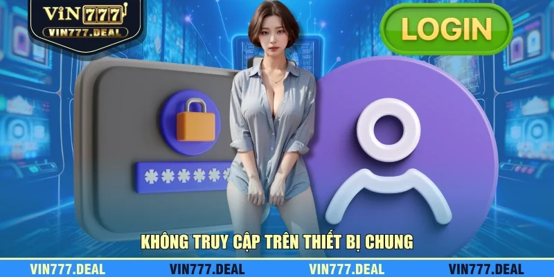 Không truy cập trên thiết bị chung Không truy cập trên thiết bị chung