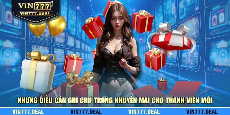 Những điều cần ghi chú trong khuyến mãi cho thành viên mới Những điều cần ghi chú trong khuyến mãi cho thành viên mới